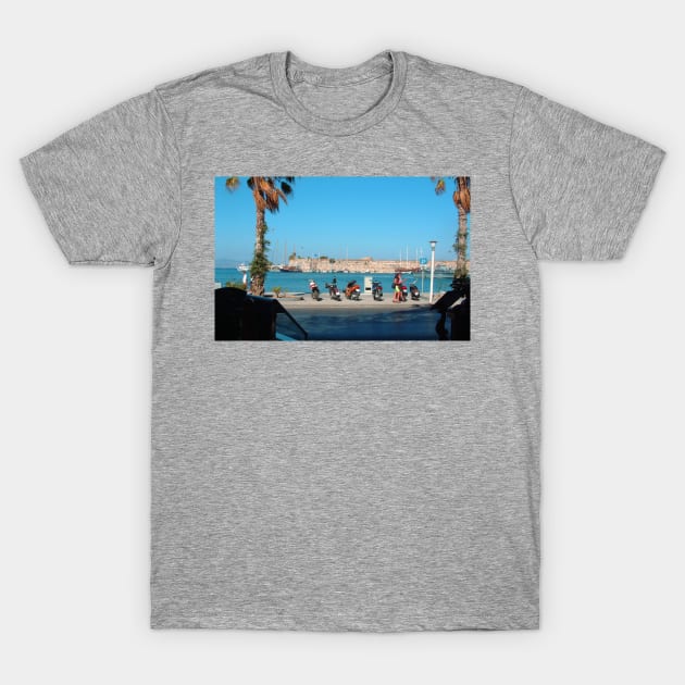Kos Town Harbour T-Shirt by tomg